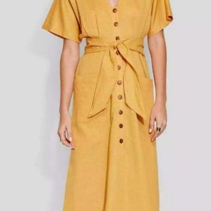 Seafolly Revolve Ocean Alley Button Front Beachy Boho Dress X small New